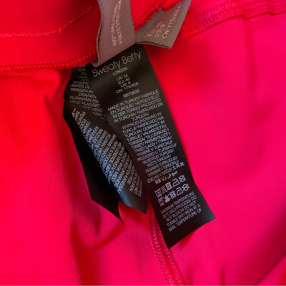 Sweaty Betty Explorer 3.5” Tie Waist Shorts - NWT - Size 8 / Medium - Venus Pink - Picture 9 of 12